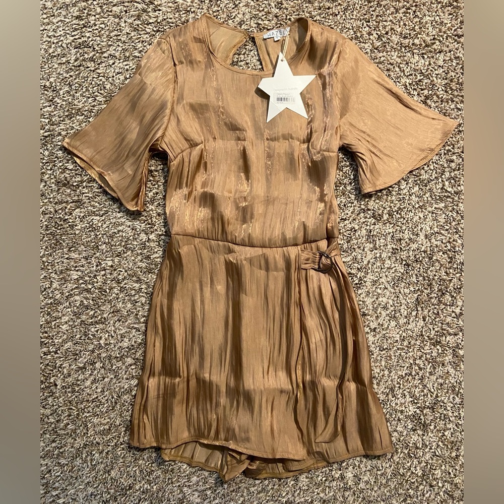 BNWT Shimmery Mocha Romper